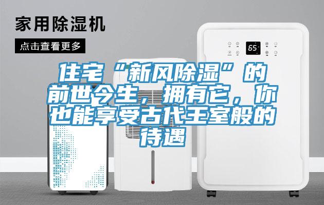 住宅“新風(fēng)除濕”的前世今生，擁有它，你也能享受古代王室般的待遇