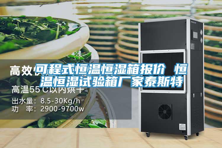 可程式恒溫恒濕箱報價(jià) 恒溫恒濕試驗箱廠(chǎng)家泰斯特
