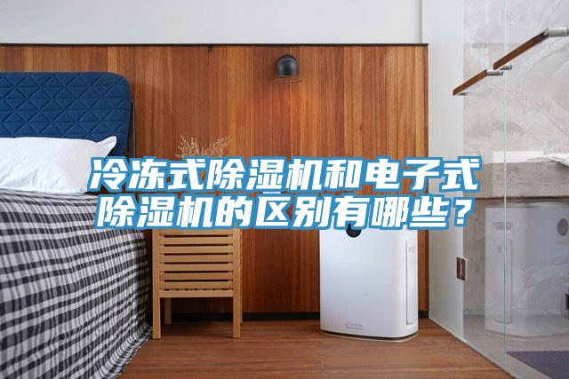冷凍式除濕機和電子式除濕機的區別有哪些？