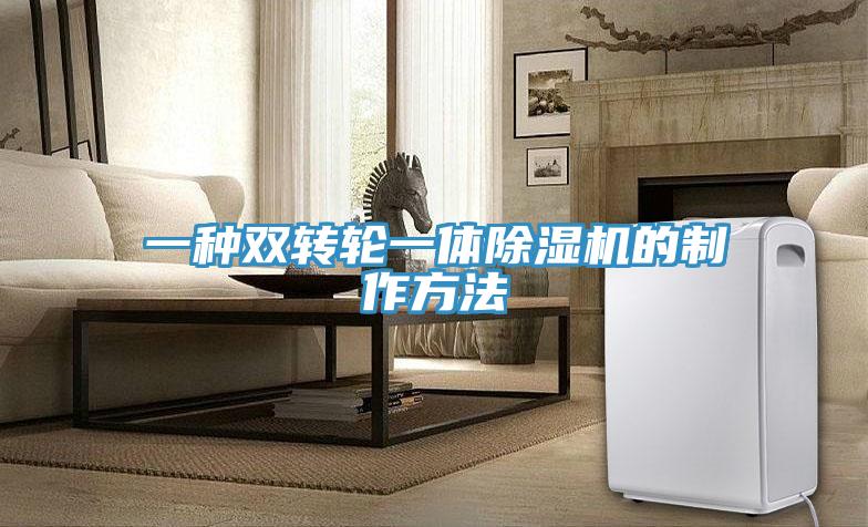 一種雙轉輪一體除濕機的制作方法