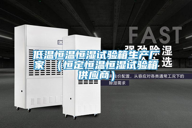 低溫恒溫恒濕試驗箱生產(chǎn)廠(chǎng)家 （恒定恒溫恒濕試驗箱供應商）