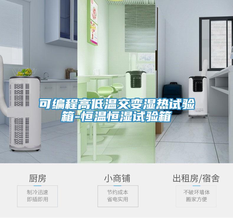 可編程高低溫交變濕熱試驗箱-恒溫恒濕試驗箱