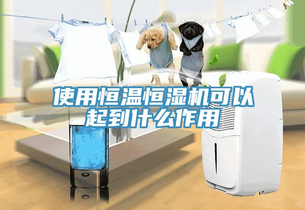 使用恒溫恒濕機可以起到什么作用