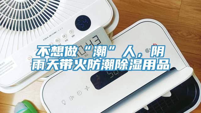 不想做“潮”人，陰雨天帶火防潮除濕用品