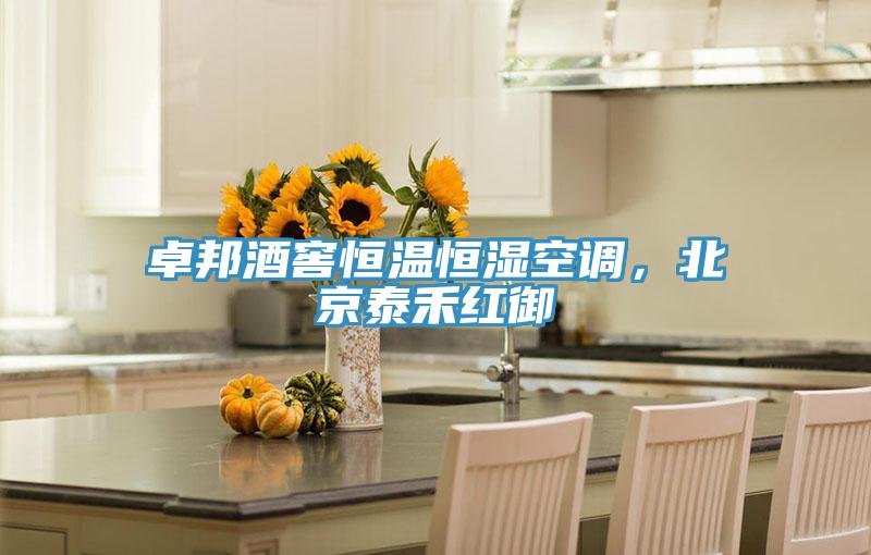 卓邦酒窖恒溫恒濕空調，北京泰禾紅御