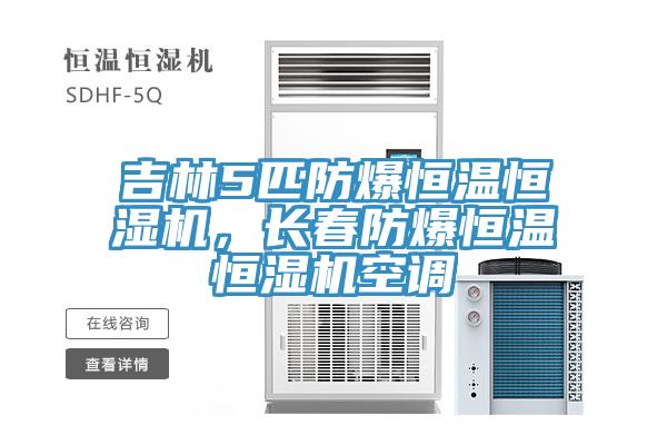 吉林5匹防爆恒溫恒濕機，長(cháng)春防爆恒溫恒濕機空調