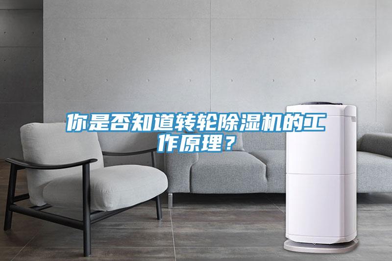 你是否知道轉輪除濕機的工作原理？
