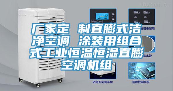廠(chǎng)家定 制直膨式潔凈空調 涂裝用組合式工業(yè)恒溫恒濕直膨空調機組