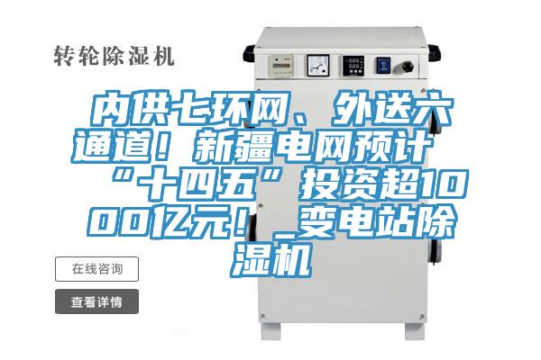 內供七環(huán)網(wǎng)、外送六通道！新疆電網(wǎng)預計“十四五”投資超1000億元！_變電站除濕機