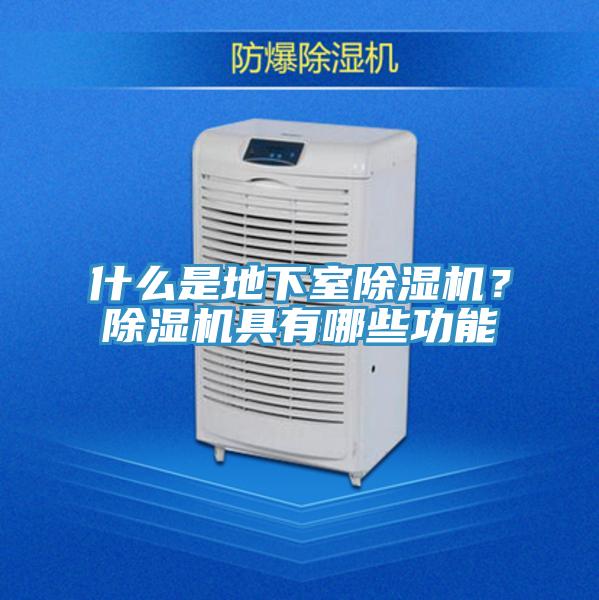 什么是地下室除濕機？除濕機具有哪些功能