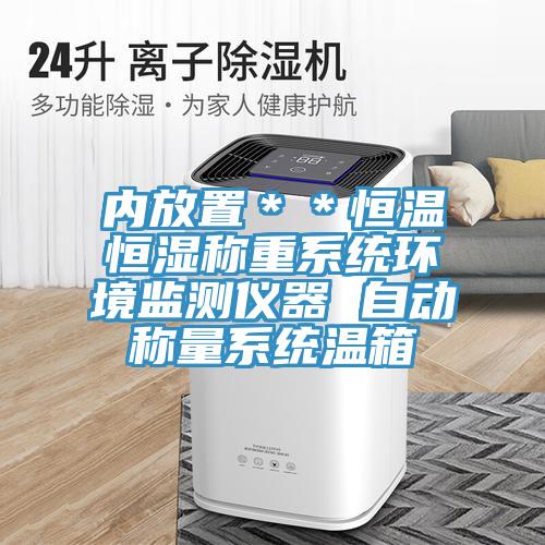 內放置＊＊恒溫恒濕稱(chēng)重系統環(huán)境監測儀器 自動(dòng)稱(chēng)量系統溫箱