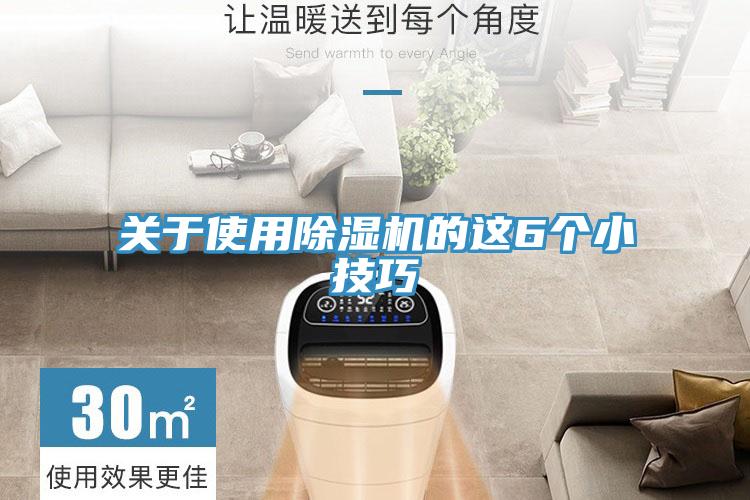 關(guān)于使用除濕機的這6個(gè)小技巧