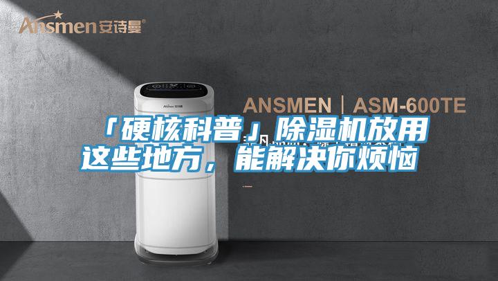「硬核科普」除濕機放用這些地方，能解決你煩惱