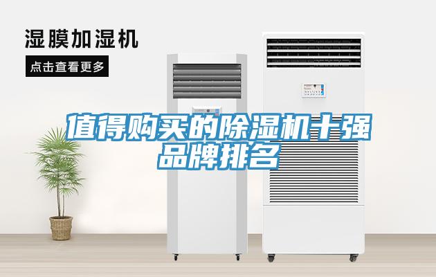 值得購買(mǎi)的除濕機十強品牌排名