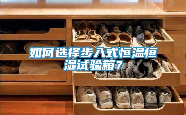 如何選擇步入式恒溫恒濕試驗箱？