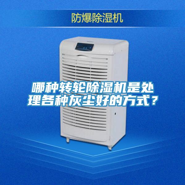 哪種轉輪除濕機是處理各種灰塵好的方式？