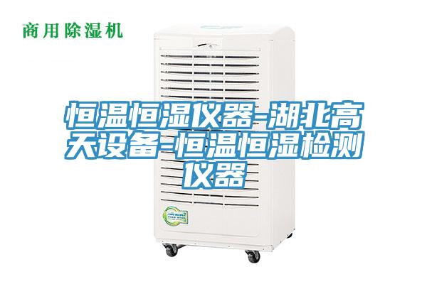 恒溫恒濕儀器-湖北高天設備-恒溫恒濕檢測儀器