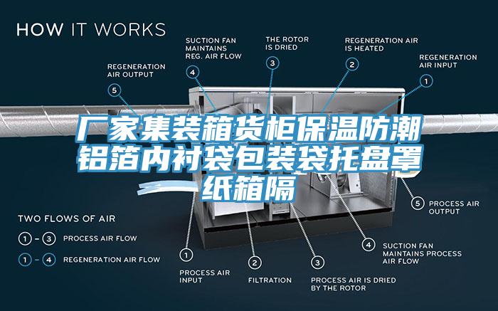 廠(chǎng)家集裝箱貨柜保溫防潮鋁箔內襯袋包裝袋托盤(pán)罩紙箱隔