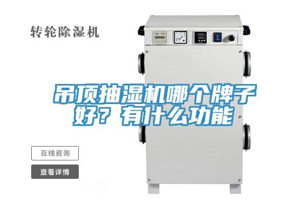 吊頂抽濕機哪個(gè)牌子好？有什么功能