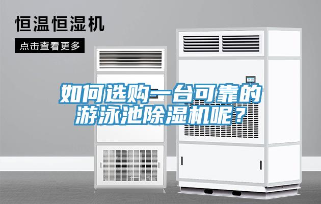 如何選購一臺可靠的游泳池除濕機呢？