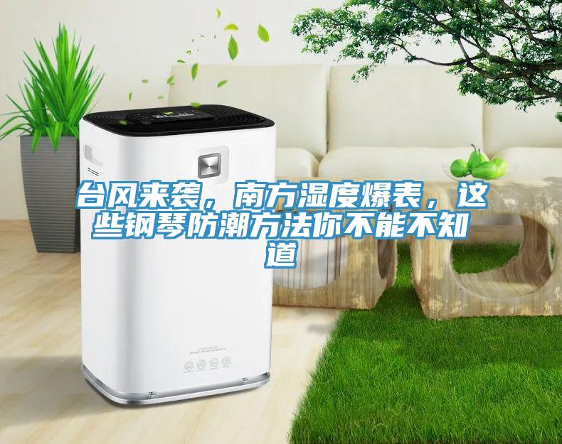 臺風(fēng)來(lái)襲，南方濕度爆表，這些鋼琴防潮方法你不能不知道