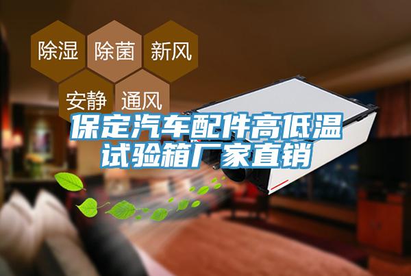 保定汽車(chē)配件高低溫試驗箱廠(chǎng)家直銷(xiāo)