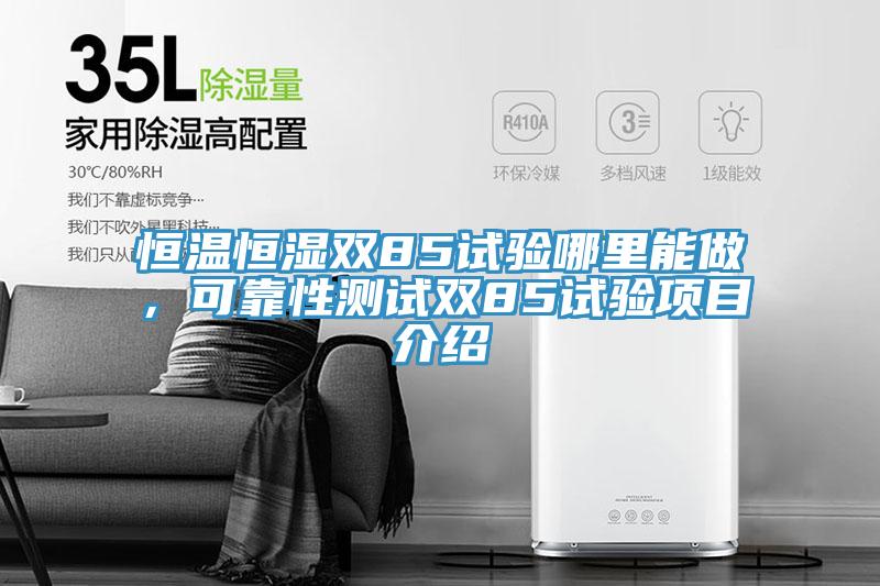 恒溫恒濕雙85試驗哪里能做，可靠性測試雙85試驗項目介紹