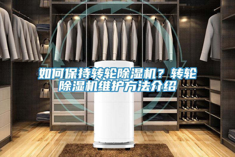 如何保持轉輪除濕機？轉輪除濕機維護方法介紹