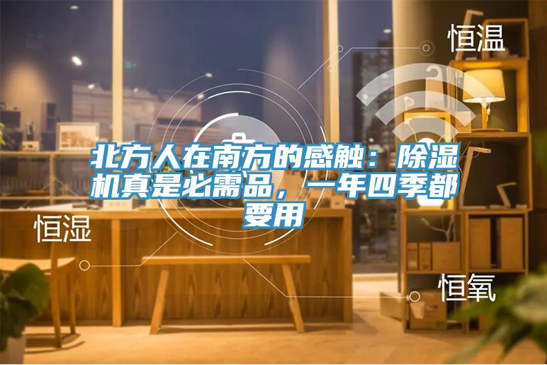 北方人在南方的感觸：除濕機真是必需品，一年四季都要用