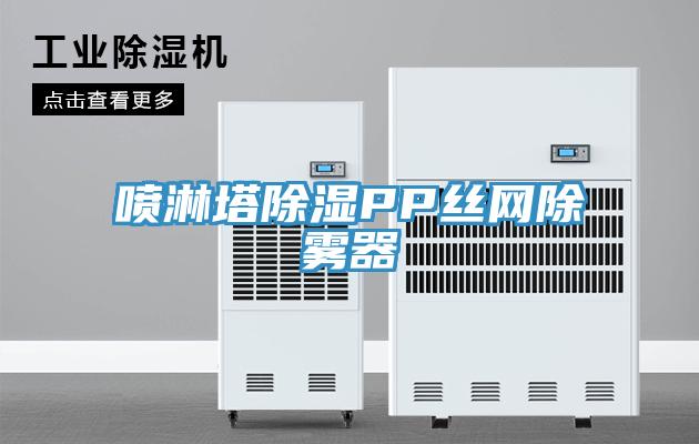 噴淋塔除濕PP絲網(wǎng)除霧器