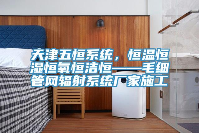 天津五恒系統，恒溫恒濕恒氧恒潔恒——毛細管網(wǎng)輻射系統廠(chǎng)家施工