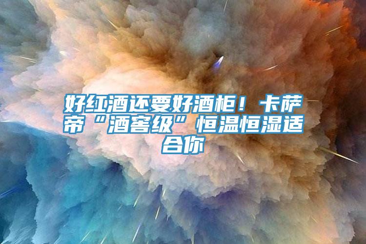 好紅酒還要好酒柜！卡薩帝“酒窖級”恒溫恒濕適合你
