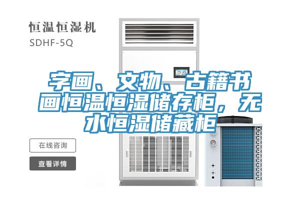 字畫(huà)、文物、古籍書(shū)畫(huà)恒溫恒濕儲存柜，無(wú)水恒濕儲藏柜