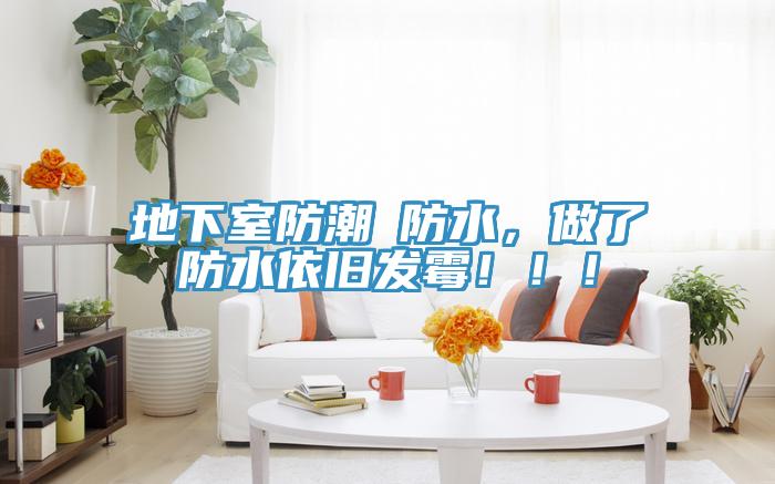 地下室防潮≠防水，做了防水依舊發(fā)霉?。?！