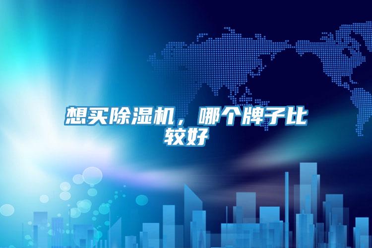 想買(mǎi)除濕機，哪個(gè)牌子比較好