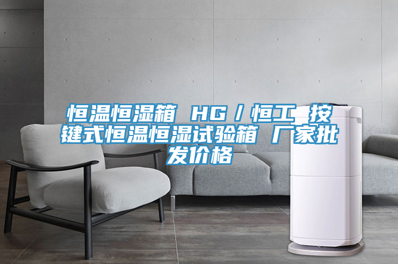 恒溫恒濕箱 HG／恒工 按鍵式恒溫恒濕試驗箱 廠(chǎng)家批發(fā)價(jià)格