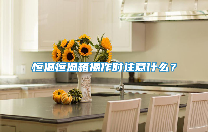 恒溫恒濕箱操作時(shí)注意什么？