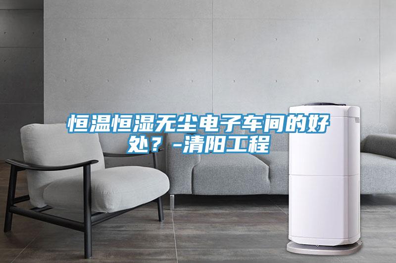 恒溫恒濕無(wú)塵電子車(chē)間的好處？-清陽(yáng)工程