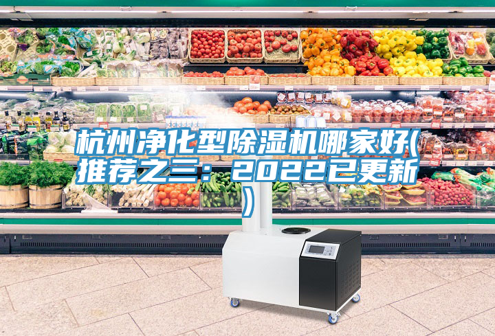 杭州凈化型除濕機哪家好(推薦之三:2022已更新)