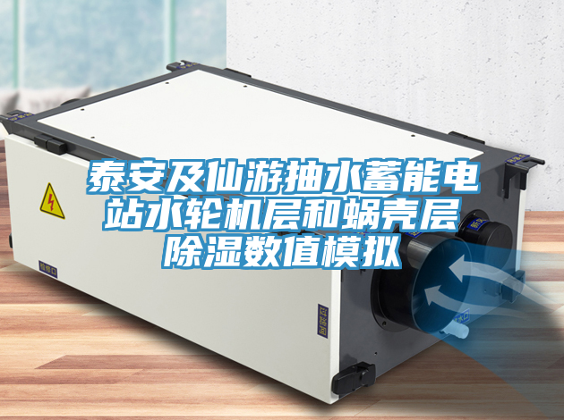 泰安及仙游抽水蓄能電站水輪機層和蝸殼層除濕數值模擬