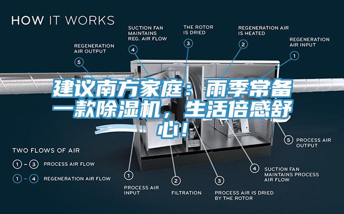 建議南方家庭：雨季常備一款除濕機，生活倍感舒心！