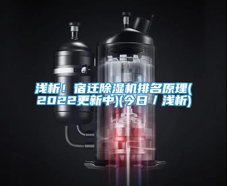 淺析！宿遷除濕機排名原理(2022更新中)(今日／淺析)