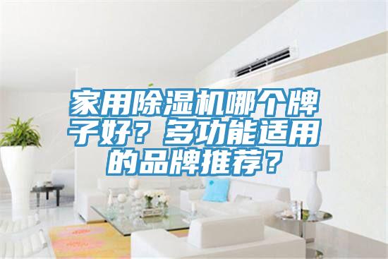 家用除濕機哪個(gè)牌子好？多功能適用的品牌推薦？