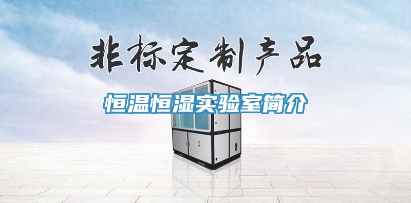 恒溫恒濕實(shí)驗室簡(jiǎn)介