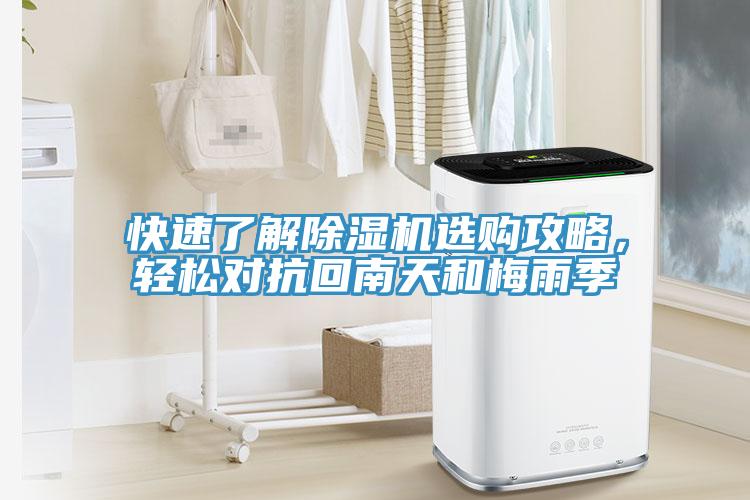 快速了解除濕機選購攻略，輕松對抗回南天和梅雨季