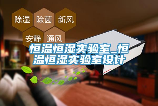 恒溫恒濕實(shí)驗室_恒溫恒濕實(shí)驗室設計