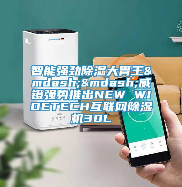 智能強勁除濕大胃王&mdash;&mdash;威鐙強勢推出NEW WIDETECH互聯(lián)網(wǎng)除濕機30L
