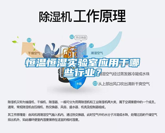 恒溫恒濕實(shí)驗室應用于哪些行業(yè)？