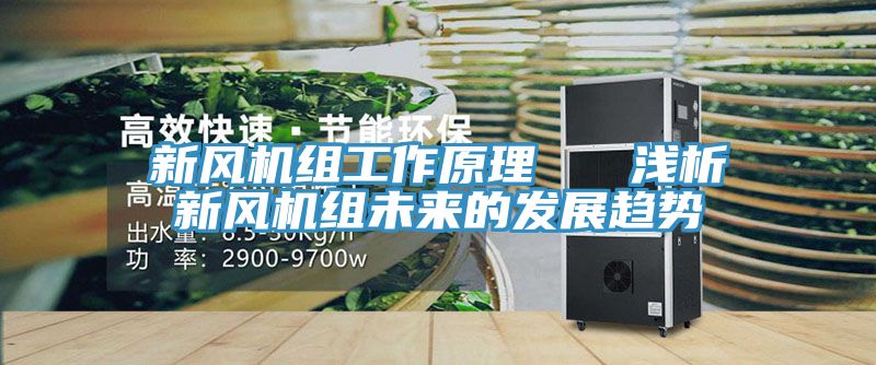 新風(fēng)機組工作原理   淺析新風(fēng)機組未來(lái)的發(fā)展趨勢