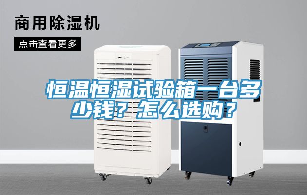 恒溫恒濕試驗箱一臺多少錢(qián)？怎么選購？